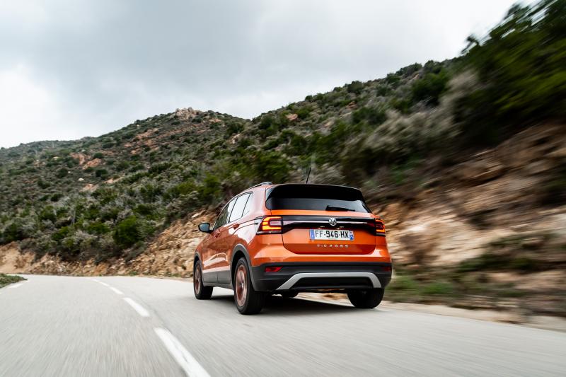 Volkswagen T-Cross | les photos officielles de l'essai en Corse